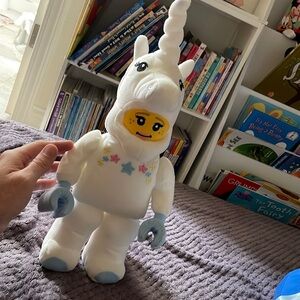 Lego unicorn stuffed animal